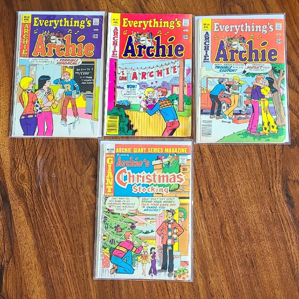 Everything's Archie Giant Comic Book Collection CHRISTMAS STOCKING Vintage